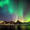 Nordlys på Senja, fotokunst veggbilde / plakat av Bård Basberg