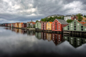 Trondheimsidyll II, fotokunst veggbilde / plakat av Terje Kolaas