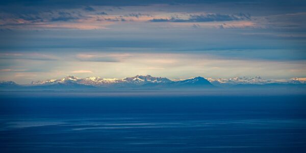 Utsikt over Vestfjorden, fotokunst veggbilde / plakat av Kåre Johansen